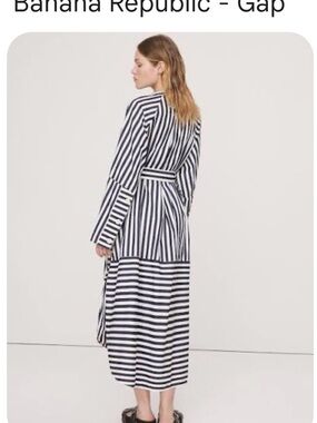 Banana Republic | Dresses | Banana Republic Sculpted Stripe Maxi Dress |  Poshmark